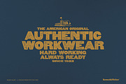 Grand Island - A Woodtype Font, a Sans Serif Font by Komet & Flicker (Thumbnail 12 of 15)