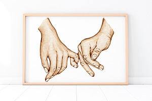 Pinky Promise Holding Hands