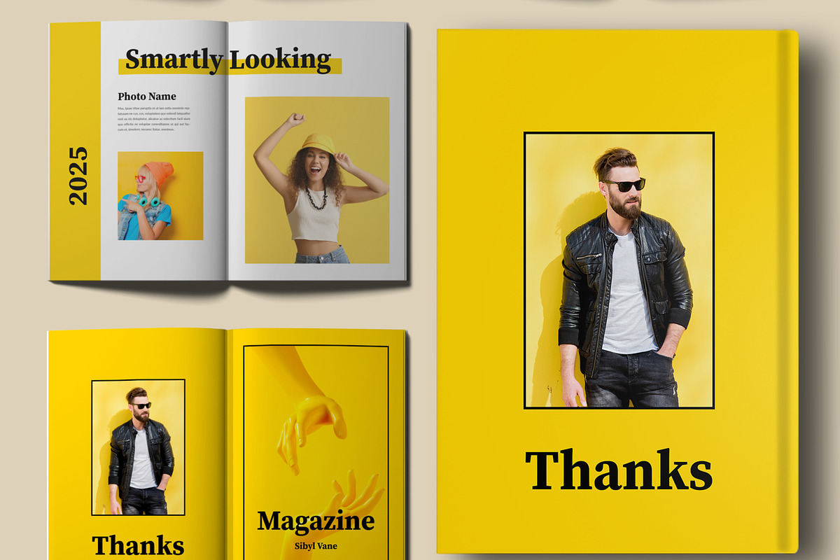 Fashion Magazine Layout, a Magazine Template by ContestDesign (Photo 4 of 4)