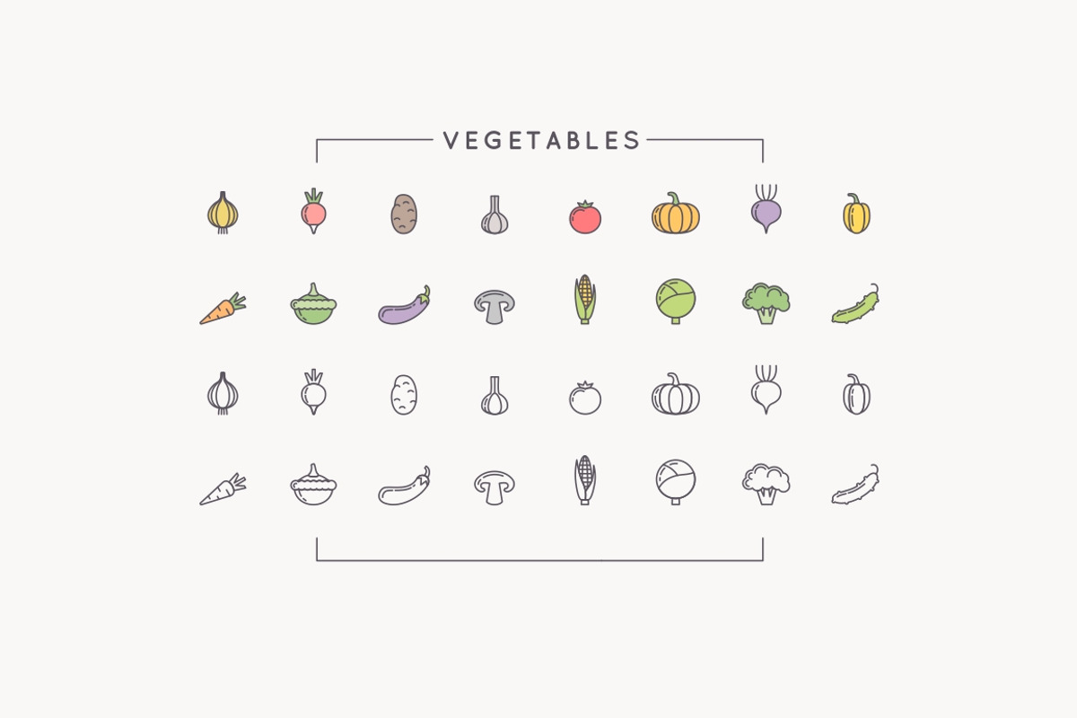 112 icons /farm/gardening/apiculture, an Outline Icon by alekseiderin (Photo 2 of 8)