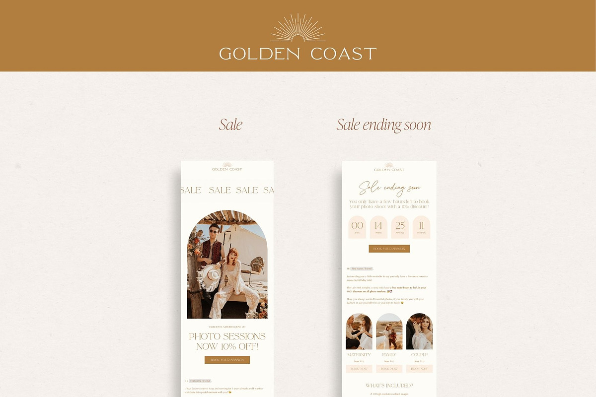 Photographer Flodesk Email Templates, an Email Template by Wonderlik Webdesign (Photo 6 of 9)