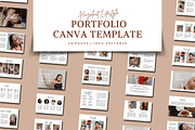 PORTFOLIO CANVA TEMPLATE, a Marketing Template by The Little Lily Studio (Thumbnail 1 of 5)