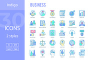Business Icons, an Outline Icon by Kalash (Thumbnail 3 of 3)