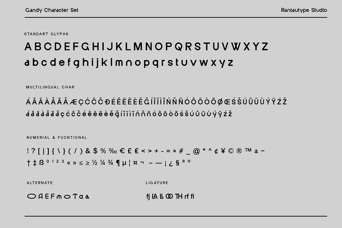 Gendy Modern Sans Font, a Sans Serif Font by RantautypeStudio (Photo 15 of 15)