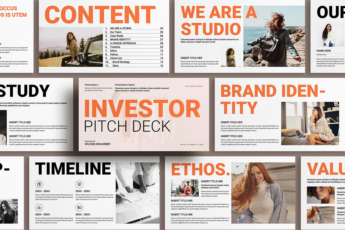 Investor Pitch Deck Presentation, a Presentation Template by E-Type (Photo 1 of 5)