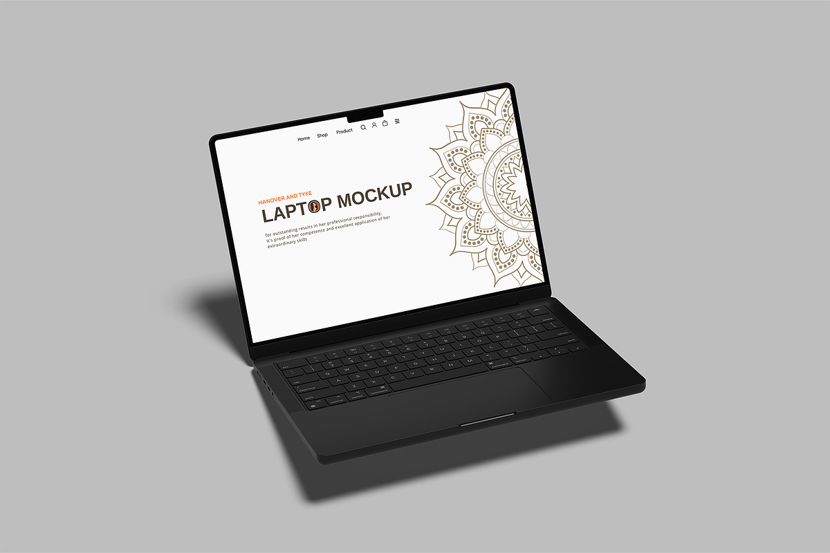 Laptop Mockup, a Device Mockup by Bangdastudio (Photo 4 of 5)