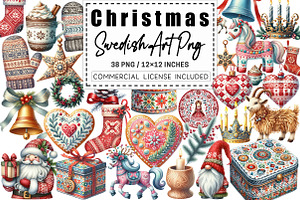 Nordic Christmas Swedish Art, a Graphic by CitraGraphics