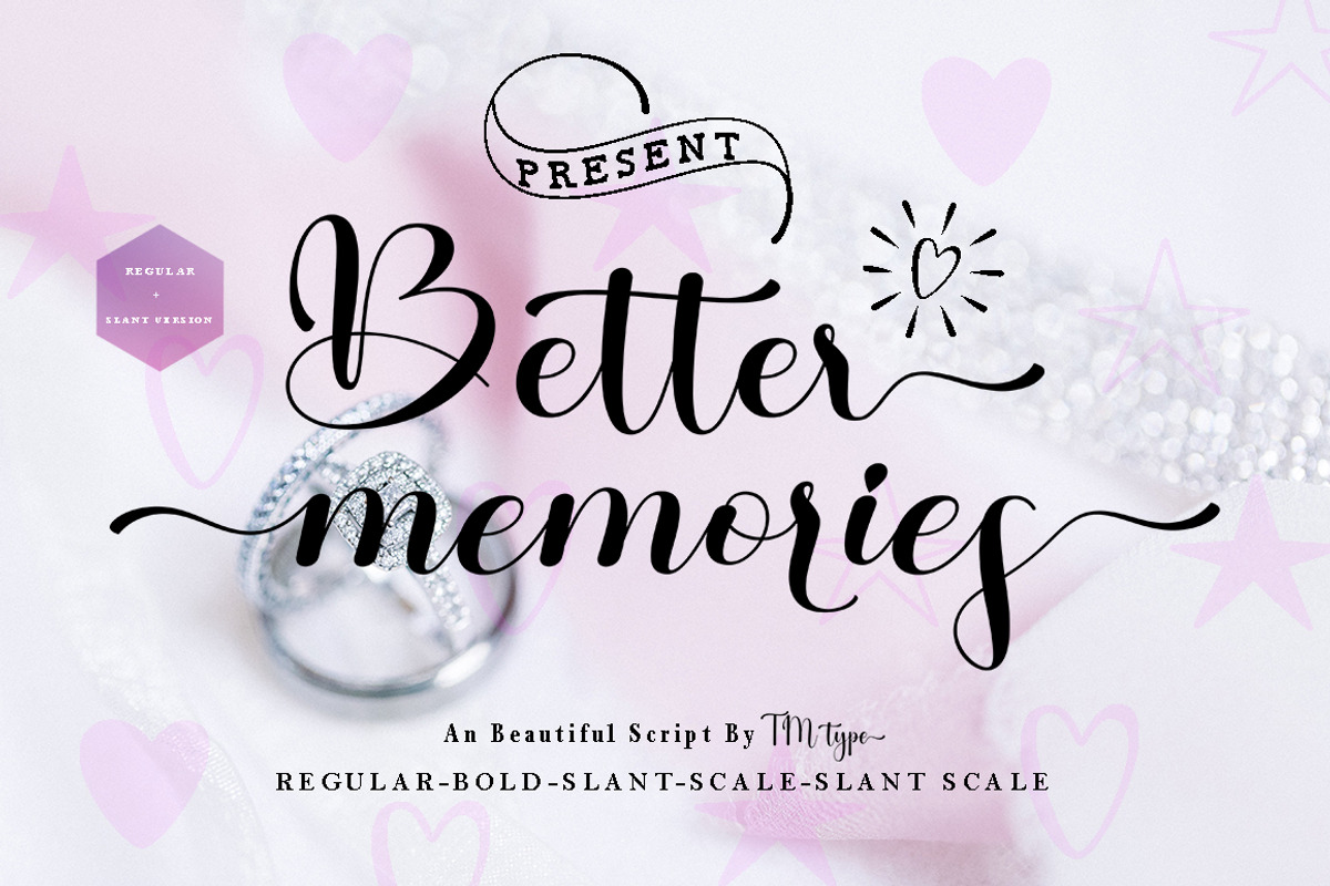 Better Memories, a Script Font by TM Type (Photo 1 of 12)