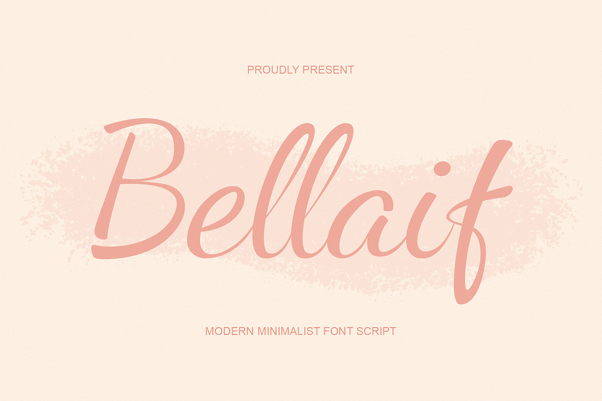 Bellaif | modern handwritten font, a Script Font by Lightsense (Photo 1 of 10)