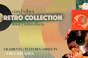 Retro Gradient Free Textures & Brush, a Gradient Add-On by Alexiva (Thumbnail 1 of 8)