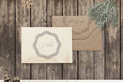 winter collection;wreaths,shapes,sea, an Object Graphic by DigitalDream (Thumbnail 4 of 14)
