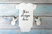 29 Baby Bodysuit mockup bundle., a Print Template by MockupMarket (Thumbnail 19 of 30)