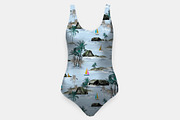 Island Pattern & Seamless Print, a Pattern Graphic by Talip Memis (Thumbnail 5 of 6)