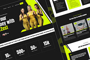 EnerZest - Fitness Website Template, a Landing Page Template by EGO Creative Innovations (Thumbnail 5 of 5)