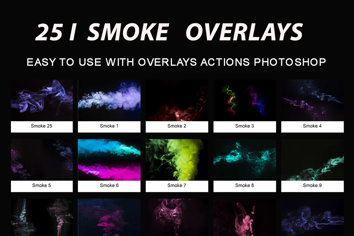 Smoke Photo Overlays, a Texture Graphic by 3d_model_tifotizi (Photo 4 of 4)