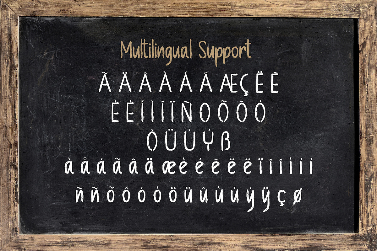 Chalk Board - A Handmade Chalk Font, a Handwritten Font by StringLabs (Photo 12 of 15)
