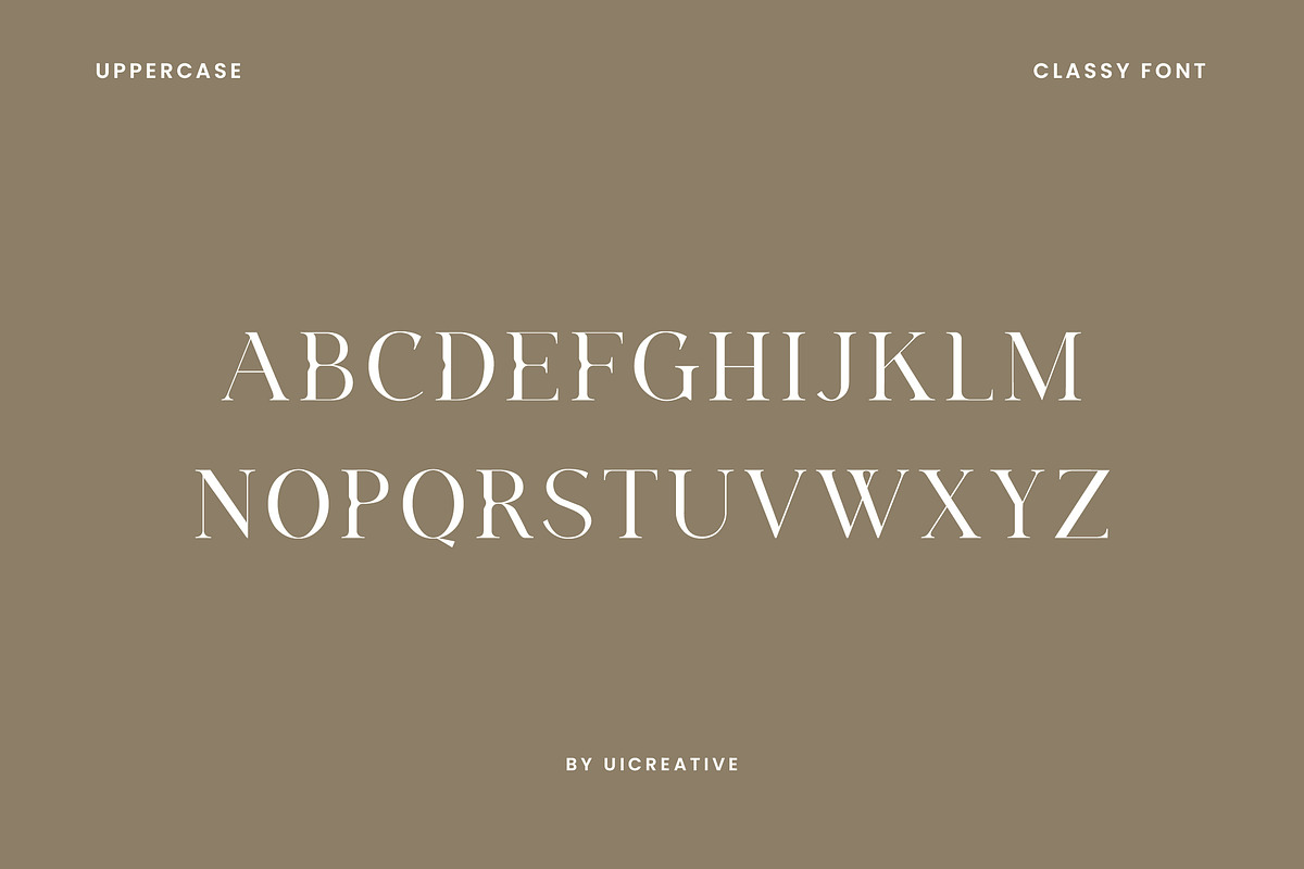 Supravitally Luxury Serif Font, a Serif Font by UICreative (Photo 7 of 12)