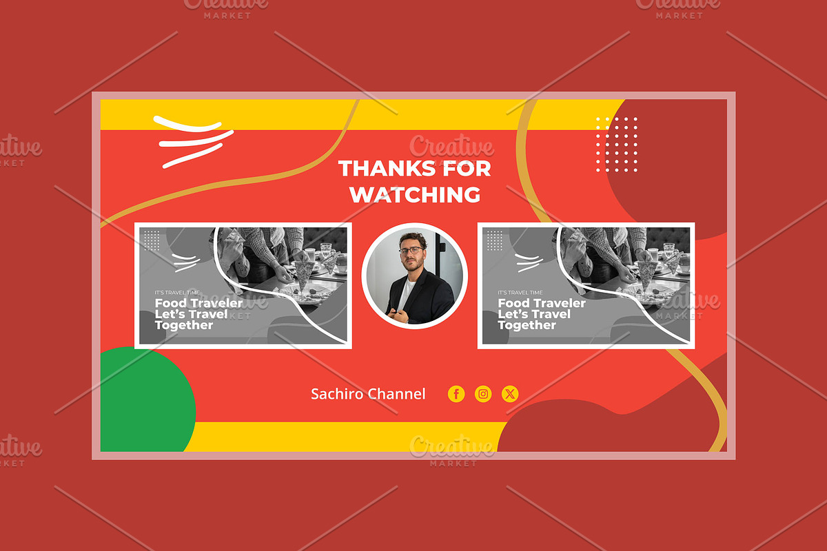 Food Travelers – Youtube Thumbnail, a Social Media Template by hekenostudio (Photo 4 of 4)