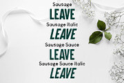 SAUSAGE, a Sans Serif Font by da_only_aan (Thumbnail 3 of 5)