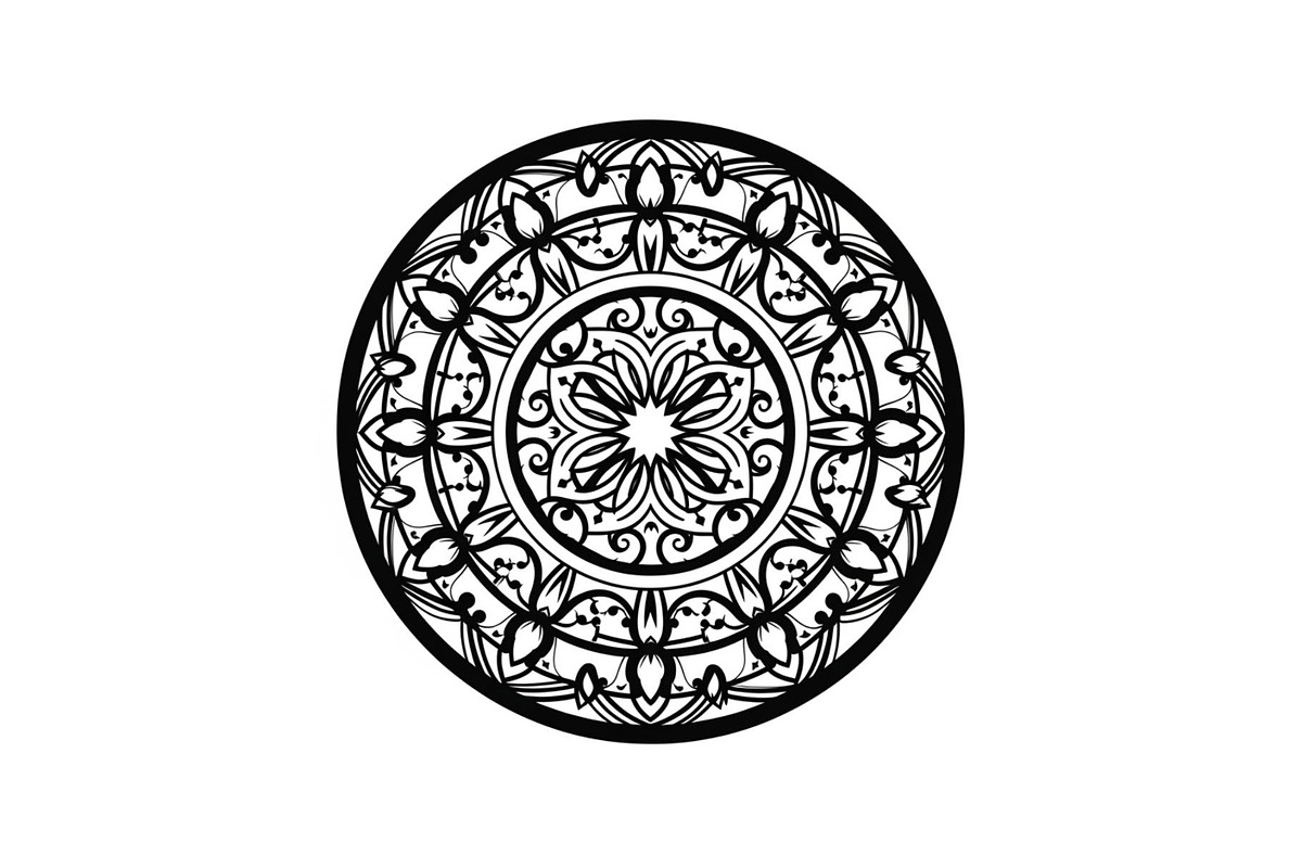 Mandala Circle Ornament Vector Bundl, an Illustration by Gaye Art (Photo 19 of 51)
