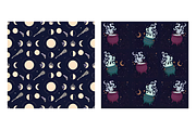 Witchcore Magical Halloween Patterns, a Pattern Graphic by Coco Bloom (Thumbnail 3 of 6)