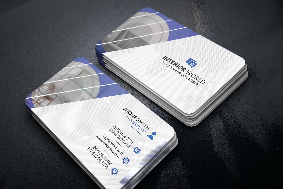 Interior Business card, a Business Card Template by Helal Shop (Photo 1 of 4)