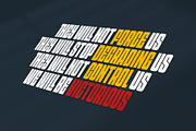 Badrock | Condensed Display Font, a Sans Serif Font by Ariya Works (Thumbnail 4 of 9)