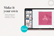 Alyssa Logo Canva Template, a Branding & Logo Template by The Canva Template Shop (Thumbnail 2 of 4)