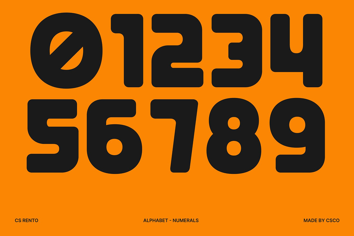 CS Rento – Bold Display Font, a Sans Serif Font by Craft Supply Co. (Photo 4 of 8)