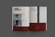 Red Minimal Architect Portfolio, a Brochure Template by Neermana (Thumbnail 8 of 10)
