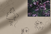 Botanical Line Art Logo, an Illustration by Backyard Rose (Thumbnail 8 of 12)
