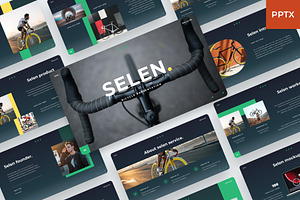 Selen - Bicycle PowerPoint Template, a Presentation Template by BeadyLab