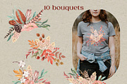 Copper Boho Autumn Dried Florals, a Texture Illustration by Catch the Dream Art (Thumbnail 5 of 13)