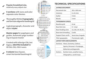 Broadsheet Newspaper Template