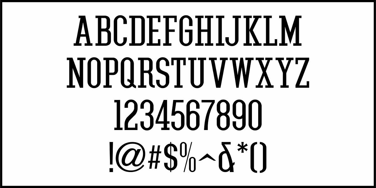 Feature Film JNL, a Slab Serif Font by Jeff Levine Fonts (Photo 3 of 5)