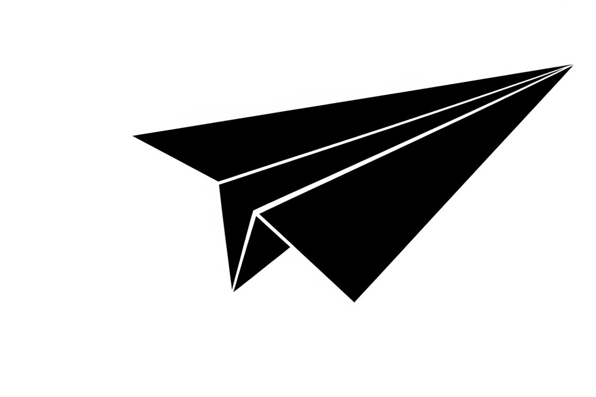 Simple black airplane icon symbol, an Illustration by Amazin_art (Photo 14 of 21)