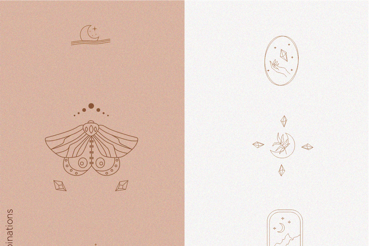 A set of magical logos, a Branding & Logo Template by Yana_mide (Photo 2 of 12)