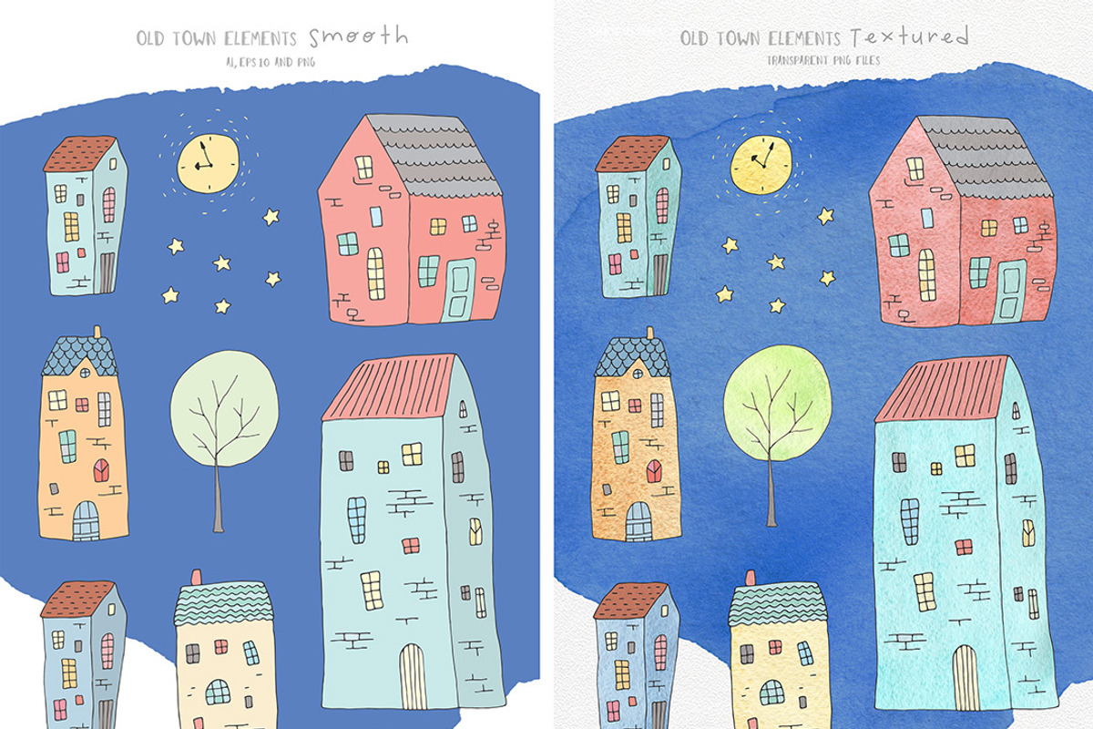 Cute Vector&Watercolor graphics, an Animal Illustration by Eva Katerina (Photo 13 of 21)