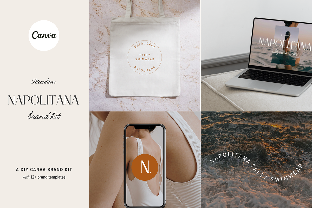 Napolitana Canva Logo & Brand Kit, a Branding & Logo Template by Site Culture (Photo 1 of 11)