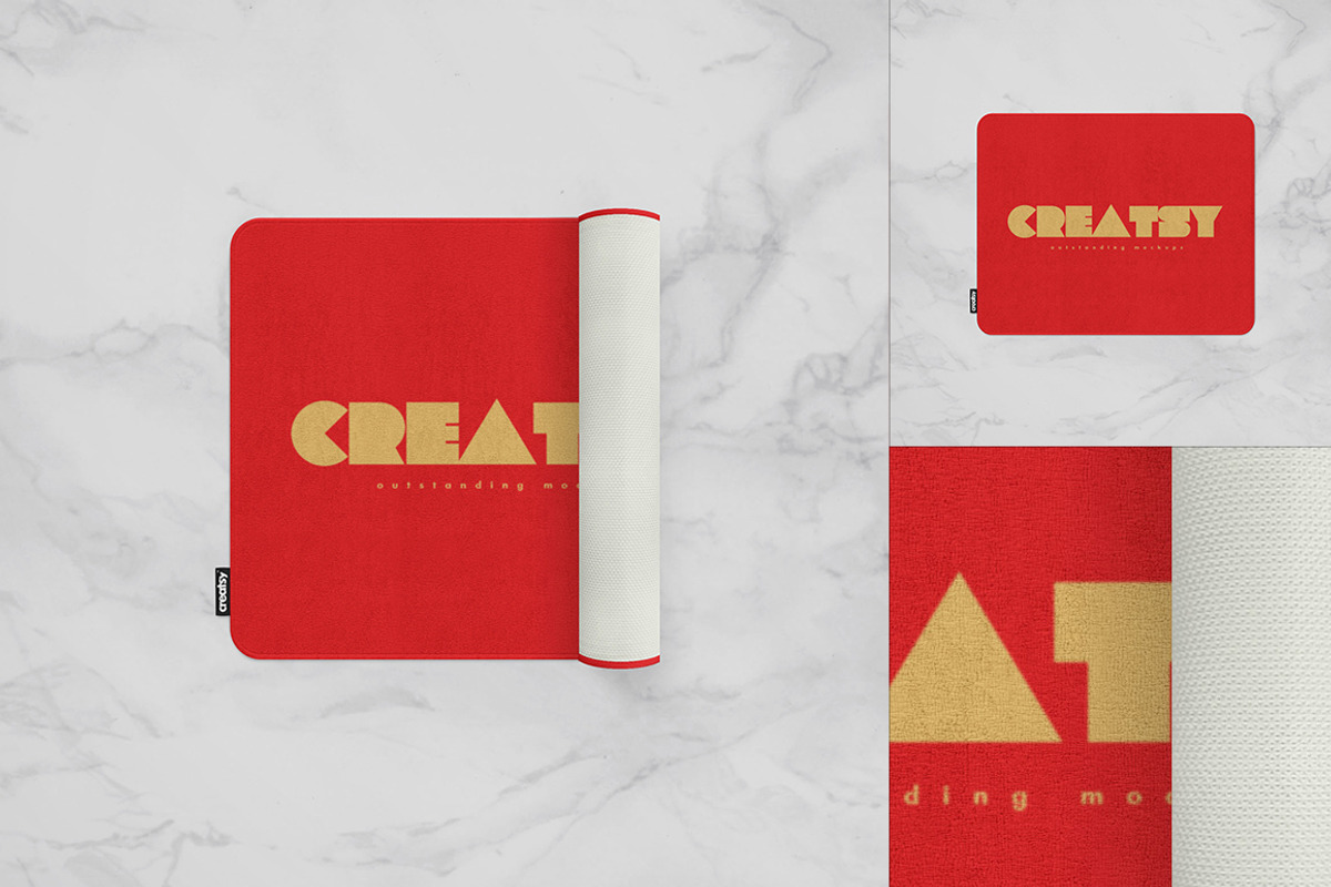 Round Corners Rug Mockup Set, a Product Mockup by Creatsy (Photo 3 of 7)
