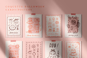 Coquette Halloween - pink edition, a Seasonal Illustration by Cute Atelier (Thumbnail 4 of 12)