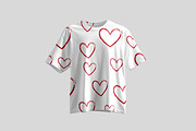 Seamless pattern red hearts, a Pattern Graphic by Viktorijareut (Thumbnail 4 of 5)