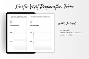 Minimal Doctor Visits Log Vol.01