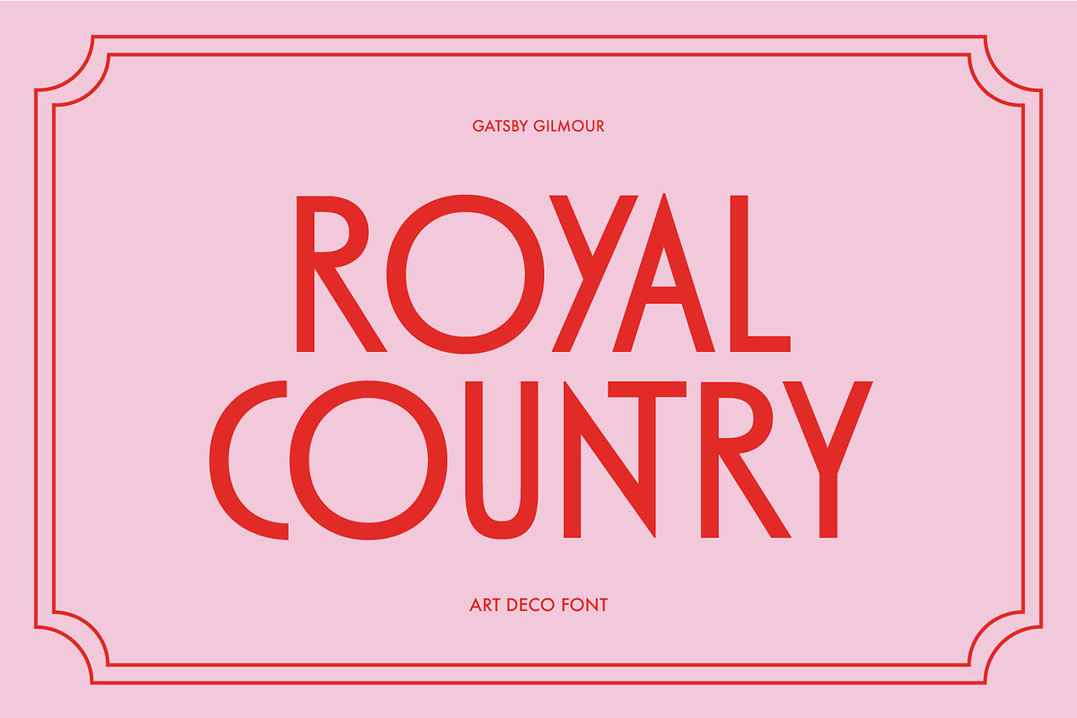 Gatsby Gilmour - Art Deco Font, a Sans Serif Font by Viswell (Photo 5 of 10)