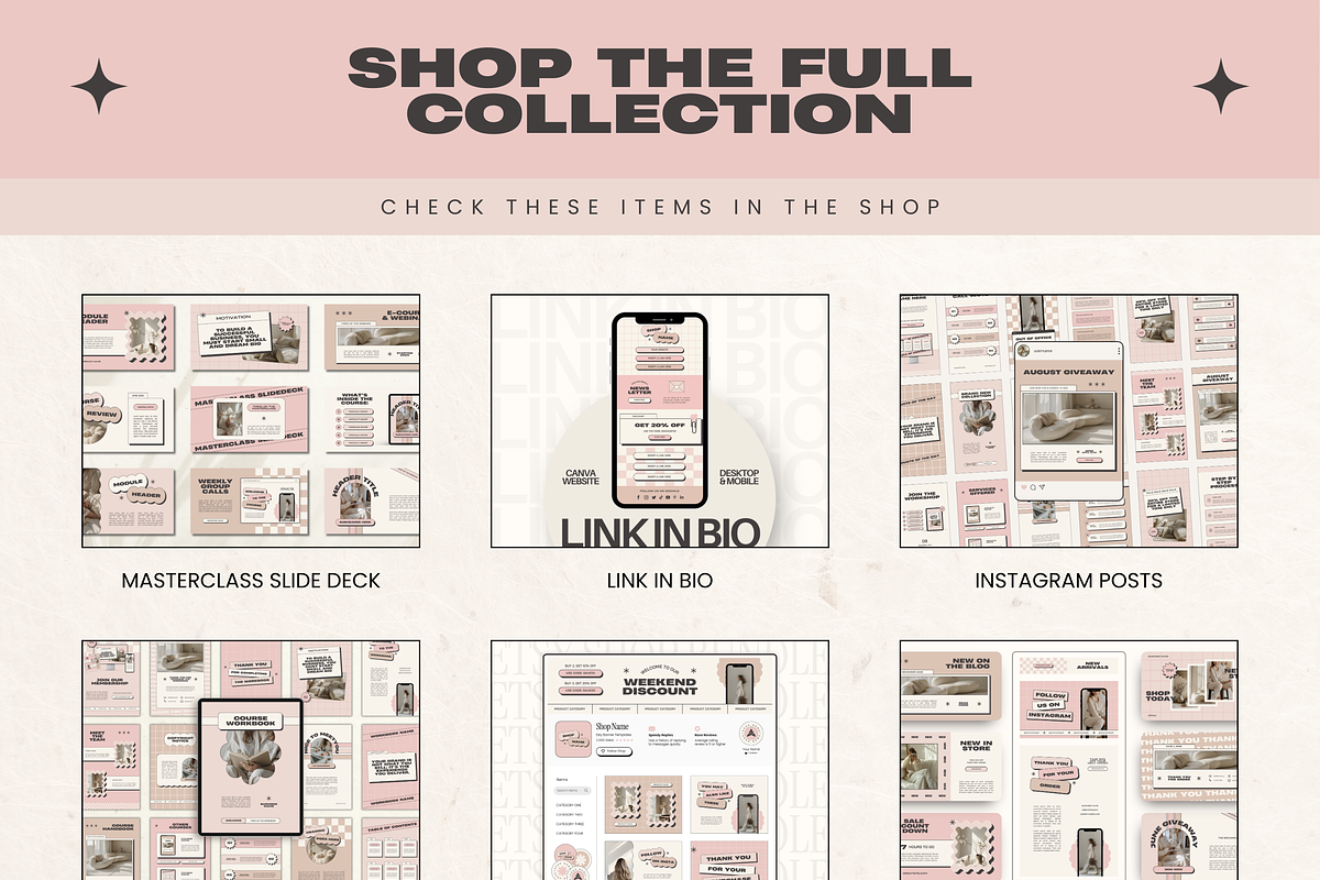 Canva Modern Pink Branding Kit, a Branding & Logo Template by Branding ...