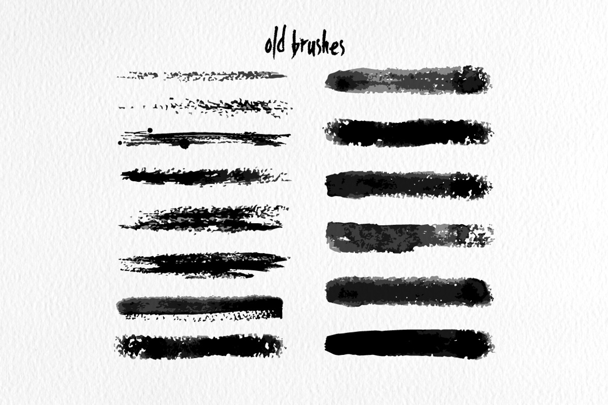 Old Brushes for Illustrator, a Brush Add-On by Mazheika Store (Photo 8 of 9)