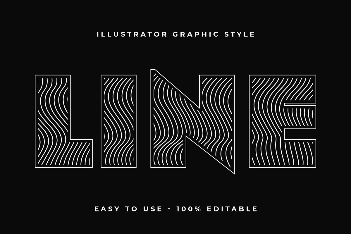 Wavy Contour Text Effect
