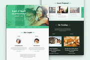 Lovebird - One-Page Wedding HTML/CSS, a HTML Template by Fukio Studio (Thumbnail 1 of 5)