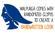 Walpurga Family, a Sans Serif Font by Julia Bausenhardt (Thumbnail 3 of 5)