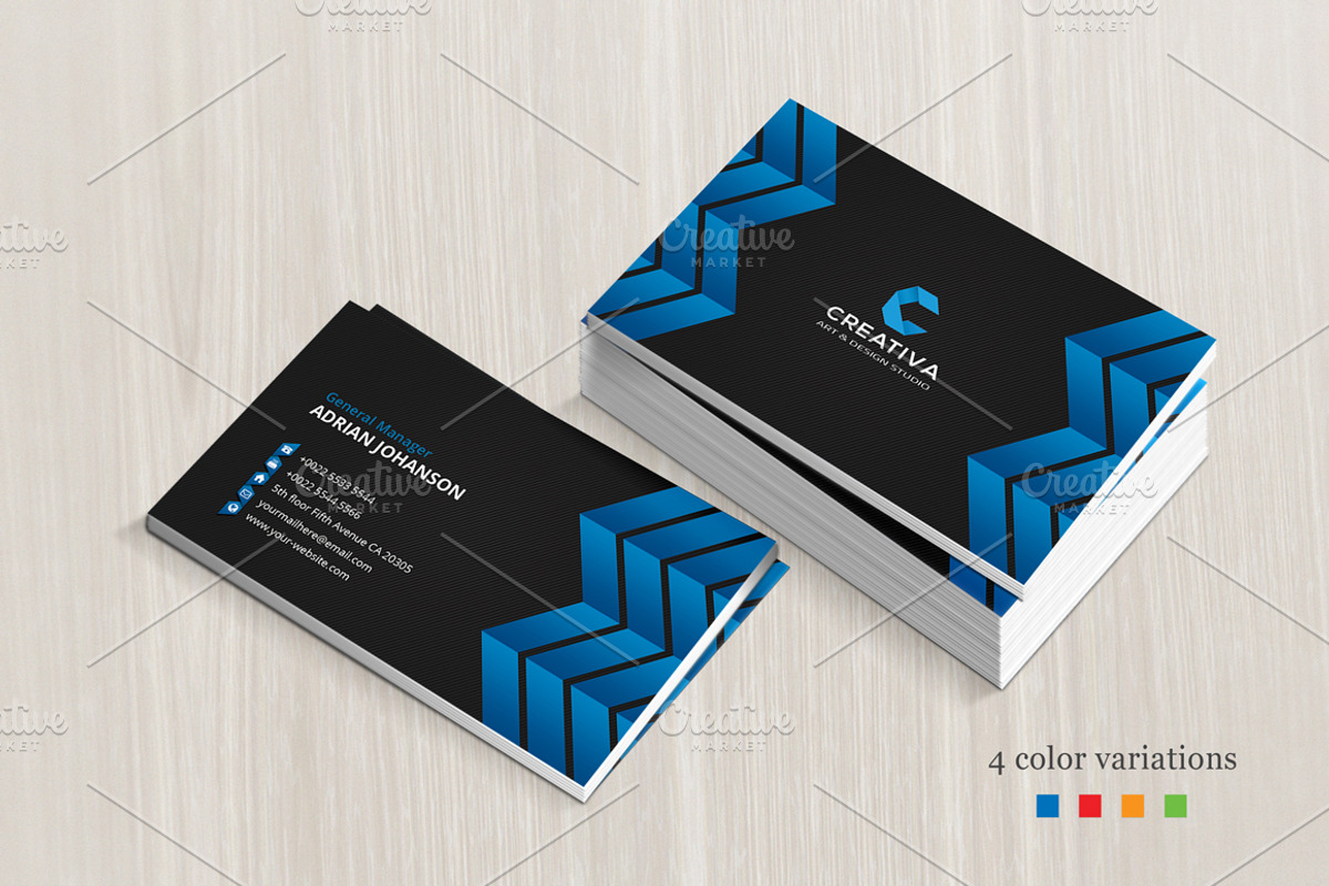 Creative Business Card, a Business Card Template by BettyDesign (Photo 1 of 6)